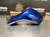 05 - 13 C6 CORVETTE USED OEM LH DRIVER SIDE MIRROR LEMANS BLUE #704