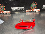 04 PONTIAC GTO DRIVER SIDE LH EXTERIOR DOOR HANDLE TORRID RED OEM #1438