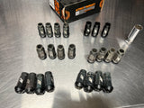 2014 MUSTANG MISHIMOTO ALUMINUM LOCKING LUG NUTS 1/2 x20 23pc BLCK #733