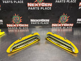 2005 PONTIAC GTO HOOD VENTS / SCOOPS YELLOW OEM #1269