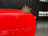 97- 04 C5 CORVETTE FRONT LICENSE PLATE COVER TORCH RED OEM 10256977 #1190