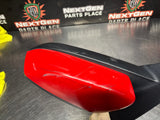 2013 FORD MUSTANG GT LH DRIVER SIDE VIEW MIRROR RED OEM #1298