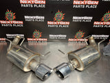 2012 FORD MUSTANG GT AWE TOURING EDITION AXLE-BACK EXHAUST W CHROME TIPS #730