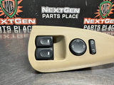 2006 C6 CORVETTE LH DRIVER WINDOW SWITCH CASHMERE OEM 10322620 10399364 #1364