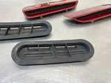08-09 PONTIAC G8 RED METALLIC HOOD SCOOP VENTS W DUCTS OEM #542