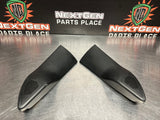 2009 FORD F250 LH RH DRIVER PASSENGER DOOR PANEL MIRROR TRIM COVERS OEM #729