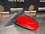 2011 FORD MUSTANG GT LH DRIVER SIDE VIEW MIRROR RED OEM #1348