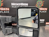 2009 FORD F350 RH POWER FOLD TELESCOPIC HEATED MIRROR CABELAS GREEN OEM #700