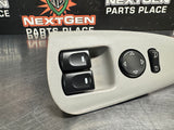 2007 C6 CORVETTE LH DRIVER WINDOW SWITCH LIGHT GREY OEM 10322620 10399364 #1255