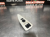 2007 C6 CORVETTE LH DRIVER WINDOW SWITCH LIGHT GREY OEM 10322620 10399464 #998