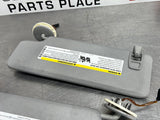 2016 CAMARO SS SUN VISORS LIGHT GREY OEM #257