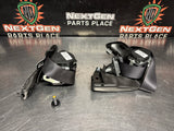 2007 C6 CORVETTE FRONT SEAT BELTS DRIVER / PASSENGER BLK OEM #1520