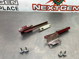 2011 FORD MUSTANG GT RH AND LH HOOD HINGES RED OEM #449