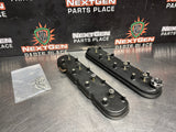 HOLLEY LS VALVE COVERS SATIN BLACK #4079