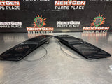 2015 FORD MUSTANG GT LH RH SIDE HOOD VENT SCOOPS BLACK OEM #1528