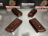 2009 FORD F250 6.4 LH AND RH FRONT AND REAR DOOR WINDOW SWITCH SET WOOD OEM #729