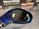 05 - 13 C6 CORVETTE USED OEM RH PASSENGER SIDE MIRROR LEMANS BLUE #1407