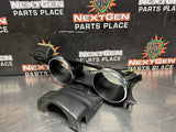 2017 FORD MUSTANG GT CLUSTER BEZEL TRIM PANEL W COLUMN COVER OEM #1548