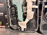 2016 FORD MUSTANG GT BLK CLOTH INTERIOR DOOR PANELS OEM #1388