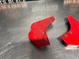 04-06 PONTIAC GTO TORRID RED ROCKER PANEL END CAPS PAIR OEM #1522