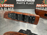 2012 CHEVY SILVERADO CREW CAB WOOD LH RH RR LR POWER WINDOW SWITCHES OEM #736