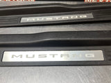 2011 FORD MUSTANG GT LH AND RH ILLUMINATED DOOR SILL TRIM SET OEM #1175