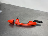 2016 FORD MUSTANG GT LH EXTERIOR DOOR HANDLE ORANGE OEM #1478