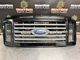 2010 FORD F250 F350 DIESEL BLK FRONT UPPER GRILLE OEM #816