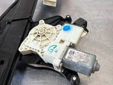 2015 FORD MUSTANG GT LH DRIVER WINDOW MOTOR REGULATOR OEM FR3B-6323201-AT #401