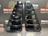2012 FORD MUSTANG GT QUARTER GLASS WINDOW VENT COVERS BLK OEM #706