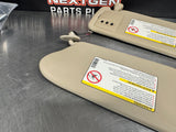 2004 CADILLAC CTS-V SUN VISORS TAN OEM #1193
