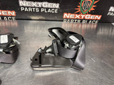 2007 C6 CORVETTE FRONT SEAT BELTS DRIVER / PASSENGER BLK OEM #1520