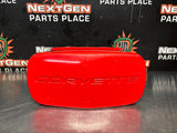 97- 04 C5 CORVETTE FRONT LICENSE PLATE COVER TORCH RED OEM 10256977 #1190