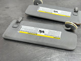 2016 CAMARO SS SUN VISORS LIGHT GREY OEM #257