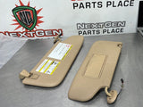 2016 FORD F250 SUN VISOR SET OEM #323