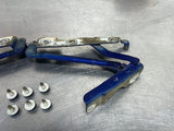 10-14 FORD MUSTANG TRUNK HINGES DEEP IMPACT BLUE OEM #330