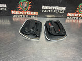 2018-2023 FORD MUSTANG GT LH AND RH HOOD VENTS WHITE OEM #1617