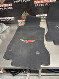 2006 C6 CORVETTE LLOYD FRONT FLOOR MATS BLACK OEM #1407