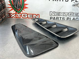 2012 FORD MUSTANG GT HYDRO DIPPED CARBON QUARTER GLASS WINDOW VENTS #406