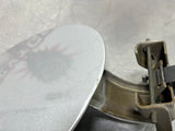 10-14 FORD MUSTANG GT FUEL DOOR GAS LID TANK COVER SILVER OEM #249