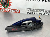 2020 FORD MUSTANG GT LH DRIVER SIDE EXTERIOR DOOR HANDLE KONA BLUE OEM #326