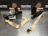 2007 C6 CORVETTE CONVERTIBLE FRONT SEAT BELTS LH RH CASHMERE OEM #764