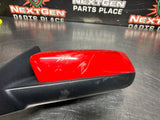 2013 FORD MUSTANG GT LH DRIVER SIDE VIEW MIRROR RED OEM #1298
