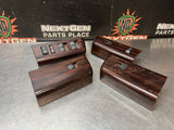 2008 FORD F350 LH & RH FRONT AND REAR DOOR WOODGRAIN WINDOW SWITCH SET OEM #1166