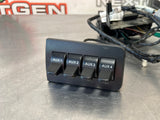 2012 FORD F250 F350 AUXILIARY UPFITTER SWITCHES AL3T-13D734 W/ HARNESS OEM #499