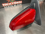 10-14 FORD MUSTANG GT LH DRIVER SIDE VIEW MIRROR RUBY RED OEM #757