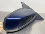 10-14 FORD MUSTANG GT RH PASSENGER SIDE VIEW MIRROR KONA BLUE OEM #1493