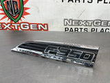 2012 FORD F350 DIESEL LH DRIVER SIDE FENDER EMBLEM BC34-25000A73-B OEM #472