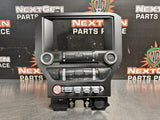 2017 FORD MUSTANG GT SHAKER 8” TOUCH RADIO FACE/CLIMATE CONTROL BEZEL OEM #1365