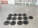 97-04 C5 CORVETTE HOOD INSULATOR RETAINER CLIPS SET OF 13 20064875 OEM #477